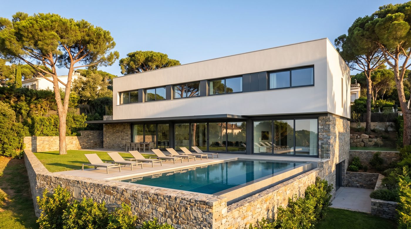 Villa unifamiliar Costa Brava — vista piscina